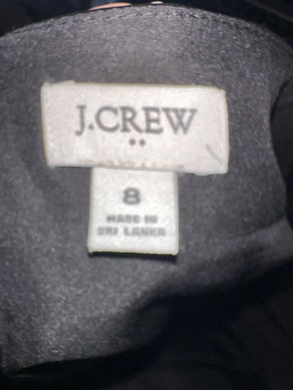 J.Crew Women's Black Leather Mini Skirt